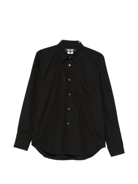 BLACK COMME des GARÇONS patch-pocket shirt