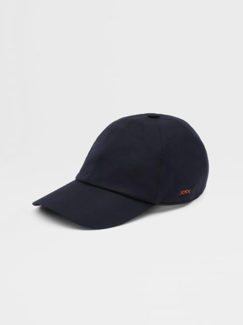 ZEGNA DARK BLUE 12MILMIL12 WOOL BASEBALL CAP