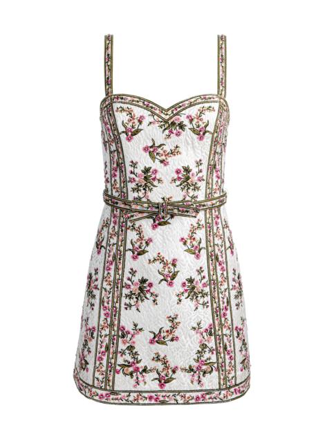 Alice + Olivia KATIA EMBROIDERED MINI GOWN