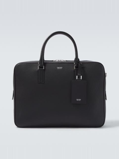TOM FORD Elliot leather briefcase