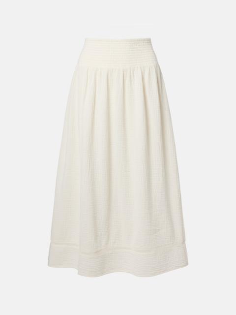 velvet Mazie cotton gauze midi skirt
