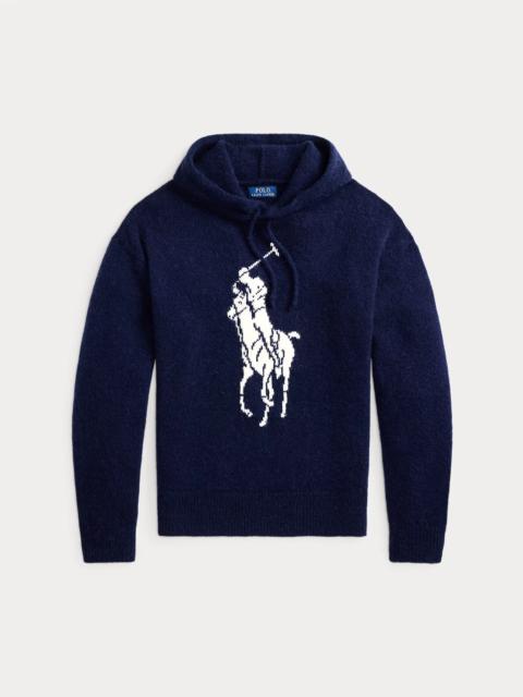 Polo Ralph Lauren Big Pony Wool-Blend Hooded Sweater