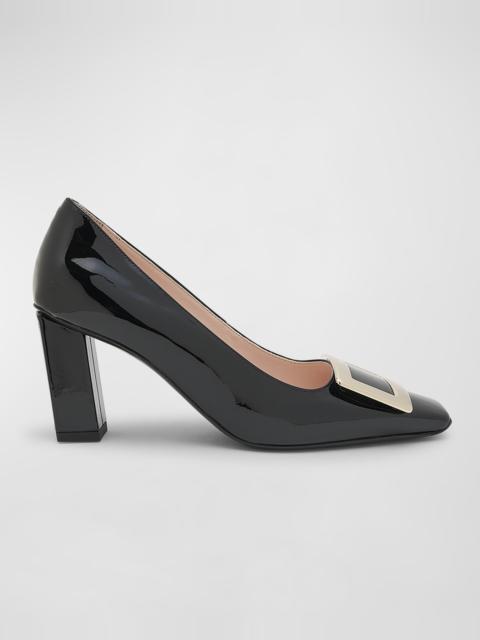 Belle Vivier 75mm Buckle Pumps