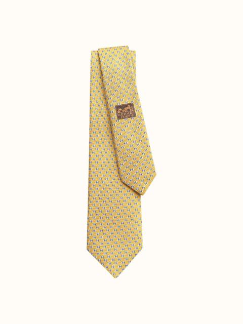 Hermès Tie 7 H Flamboyant Web tie
