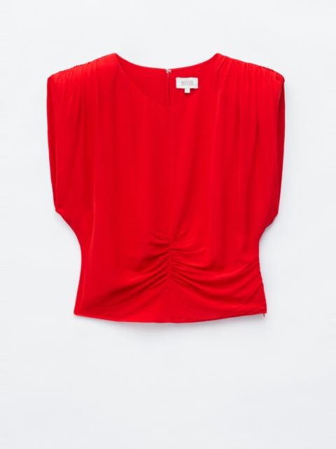 & Other Stories Ruched Sleeveless Top