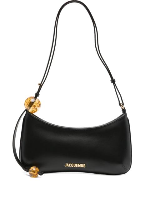 JACQUEMUS Jacquemus Le Bisou Perle Leather Shoulder Bag