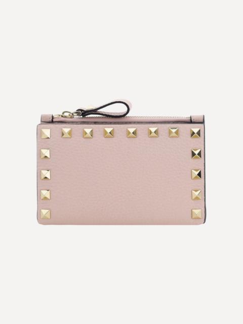 Valentino Rockstud zip Card Holder