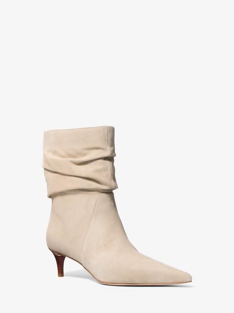 MICHAEL KORS Dawn Suede Ankle Boot