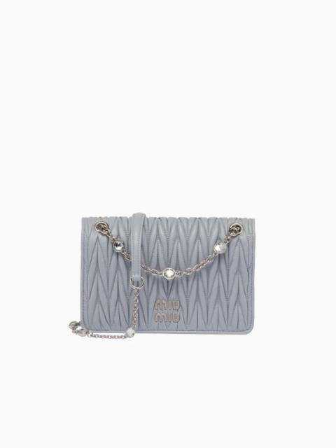 Miu Miu Matelassé nappa leather mini-bag
