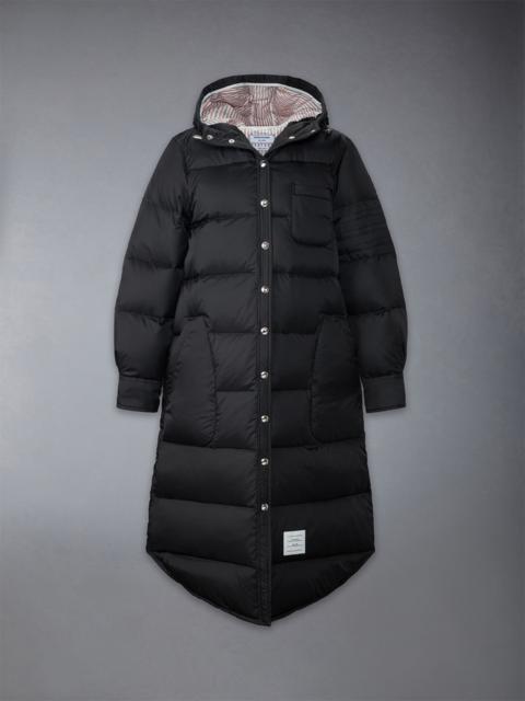 Thom Browne Downfilled 4-bar Hooded Shirtdress