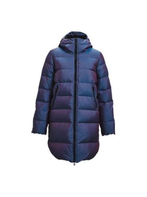 Under Armour (WMNS) Under Armour ColdGear Infrared Down Iridescent Parka 'Navy Blue' 1365812-422