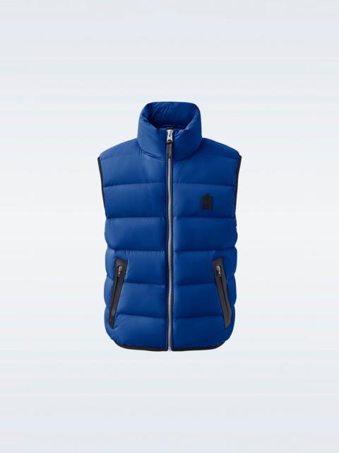 MACKAGE FISHER Agile-360 stretch light down vest with stand collar