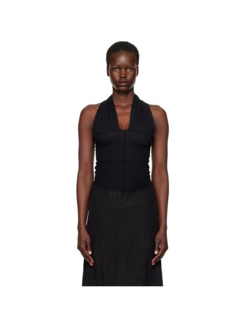 Black Cinder Halter Top