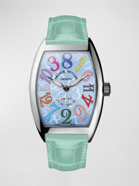 FRANCK MULLER Stainless Steel Crazy Color Dreams Watch, Light Blue