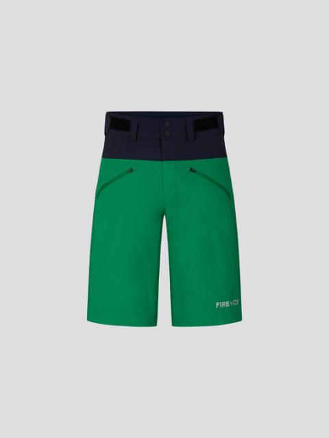 BOGNER Cewan functional shorts in Green/Navy blue