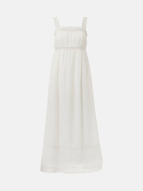 POSSE Grace lace-trimmed maxi dress