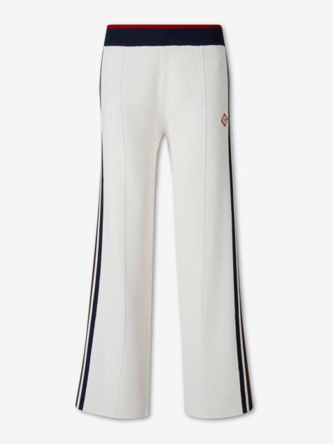 CASABLANCA STRAIGHT KNIT TROUSERS