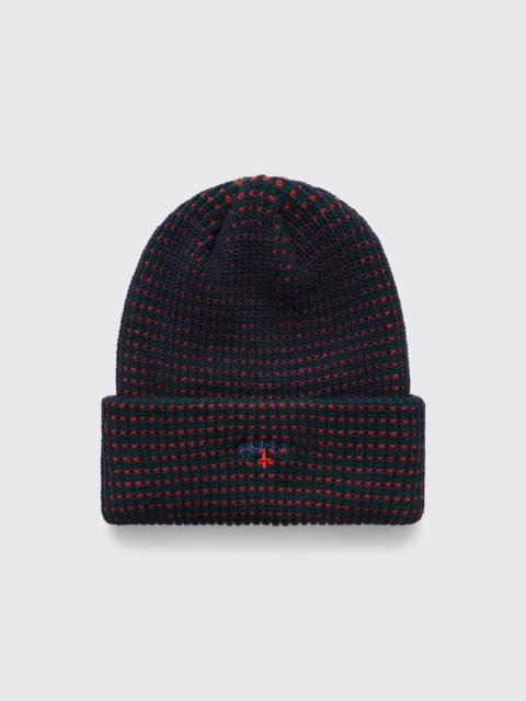 Noah NOAH TRI COLOR BEANIE NAVY | tresbien | REVERSIBLE