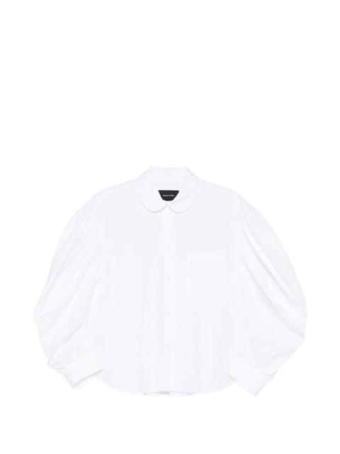 Simone Rocha draped-sleeve shirt