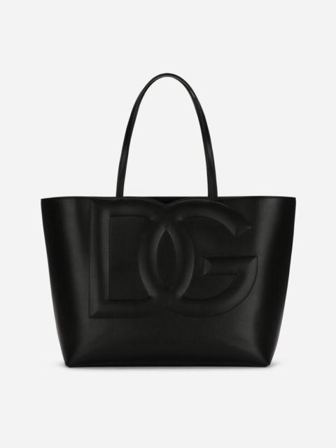 Dolce & Gabbana Medium calfskin Logo shopper
