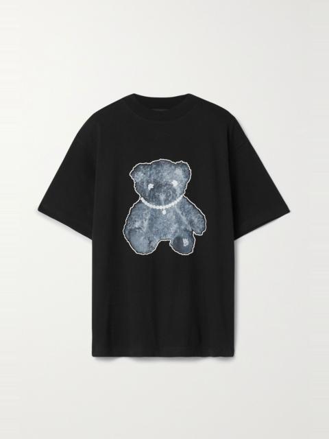 We11done Oversized printed cotton-jersey T-shirt