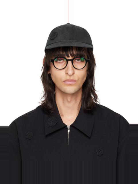 Song for the Mute Black 'Daisy' Baseball Cap