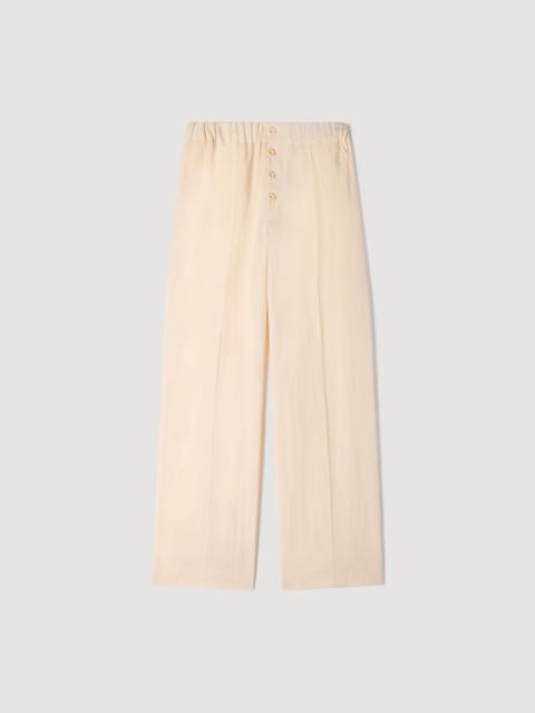 Sandro FLOWING ELASTICATED TROUSERS