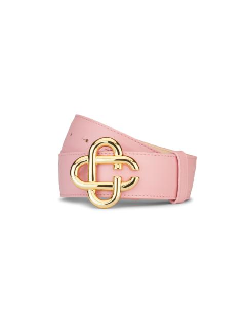 CASABLANCA Pink Leather Belt (Small)