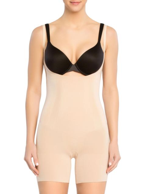 SPANX Oncore Open-Bust Mid-Thigh Bodysuit