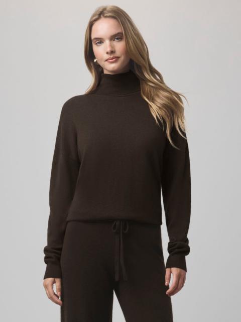 Splendid Tori Cashmere Turtleneck Sweater