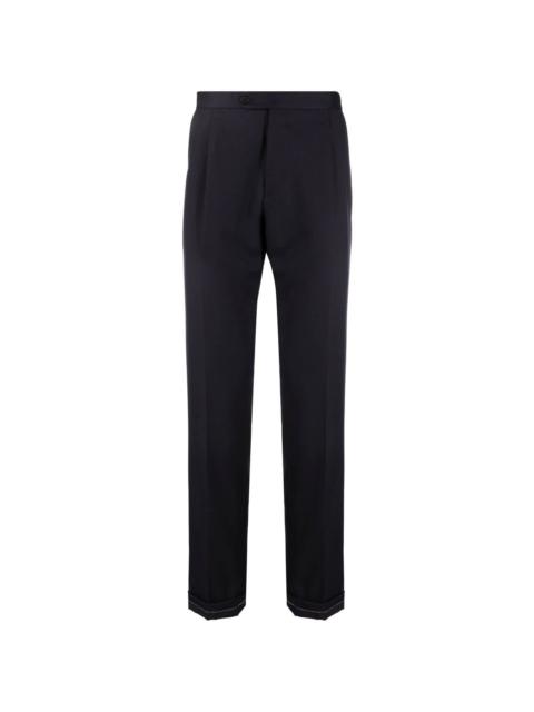Brioni mid-rise tailored trousers