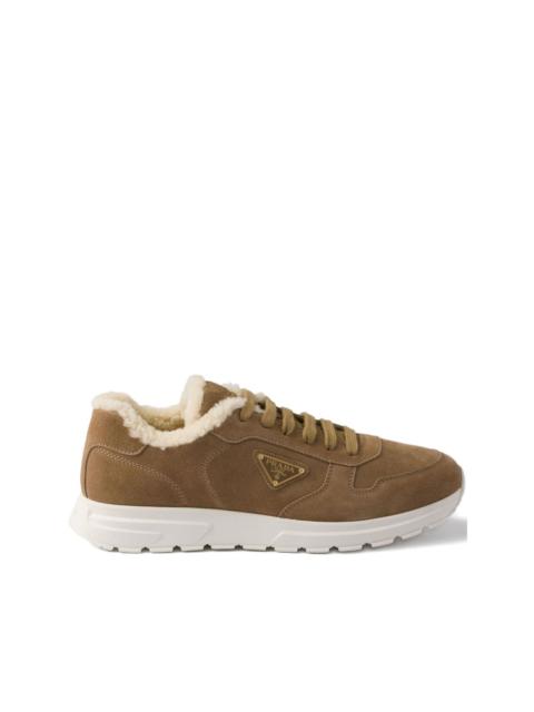 Prada Prax suede sneakers