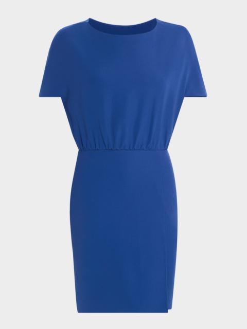 EMPORIO ARMANI Cape-Sleeve Cady Dress