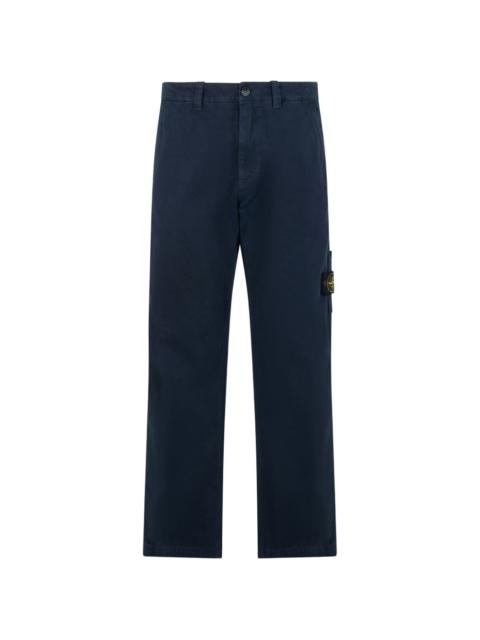 Stone Island logo patch trousers