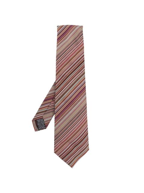 Paul Smith diagonal-stripe silk tie