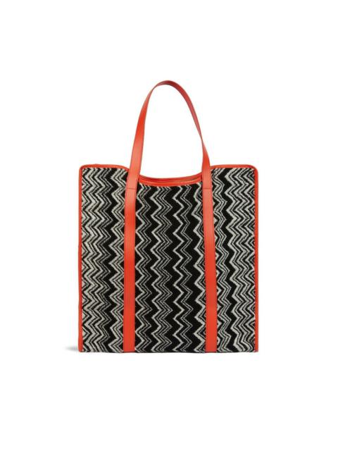 Missoni Keith zigzag-print tote bag