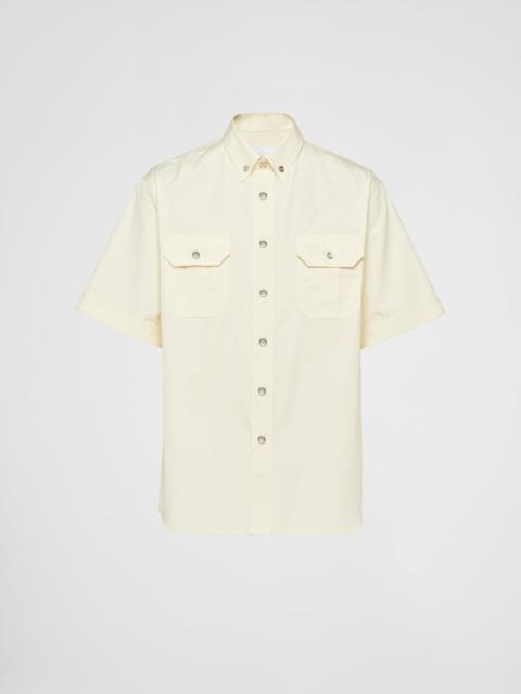 Prada Short-sleeved cotton shirt