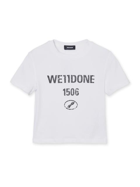 We11done VINTAGE LOGO TIGHT T-SHIRT