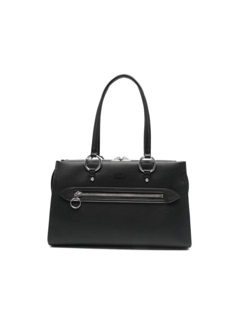 LACOSTE medium ring-detail shoulder bag