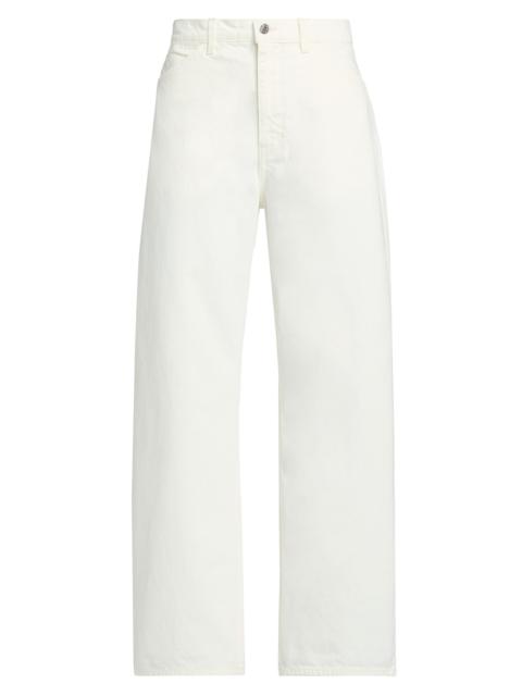 NILI LOTAN Women's Tribeca Wide-Leg Jeans - Cream