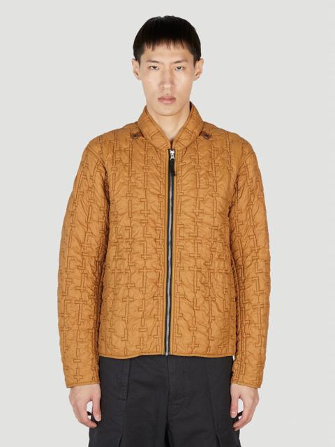 Stone Island Shadow Project Quilted Liner Jacket in Light Brown