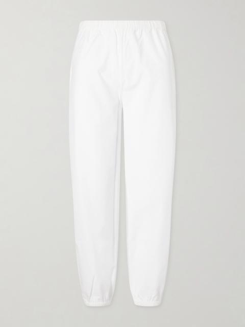 SUZIE KONDI Delos Cotton-poplin Tapered Pants