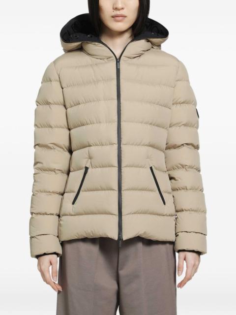 Moncler padded logo-patch jacket