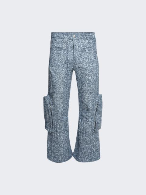 WHO DECIDES WAR Raised Window Pants Indigo