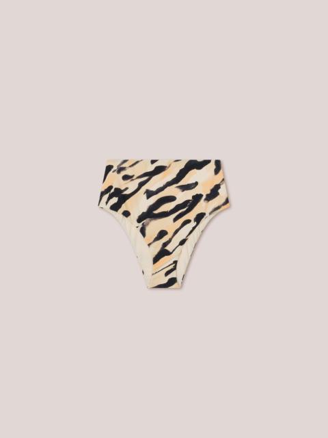 Nanushka BENTE - High waist swim pants - Animal print