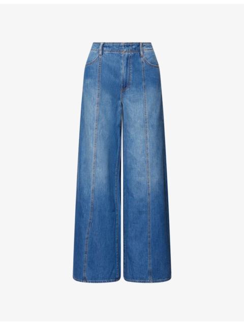 PAIGE Cameron Wide-Leg Denim Jeans