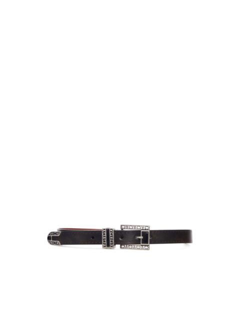 Golden Goose textured buckle belt