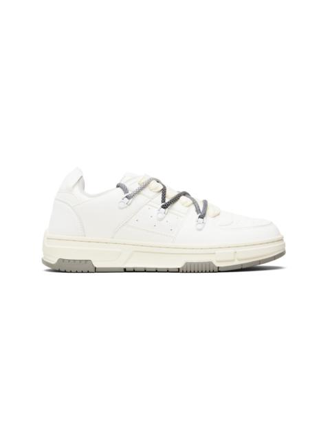 HUGO White Perforated Sneakers