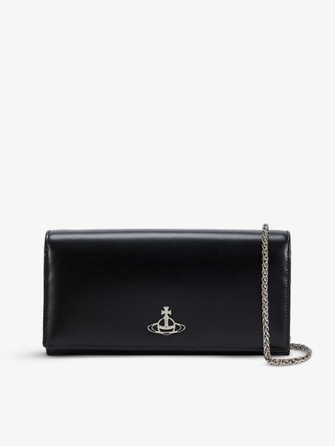 Vivienne Westwood Jordan leather wallet-on-chain