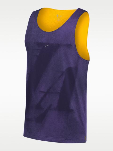 Nike Los Angeles Lakers Standard Issue Nike Men's Mesh Basketball Jersey